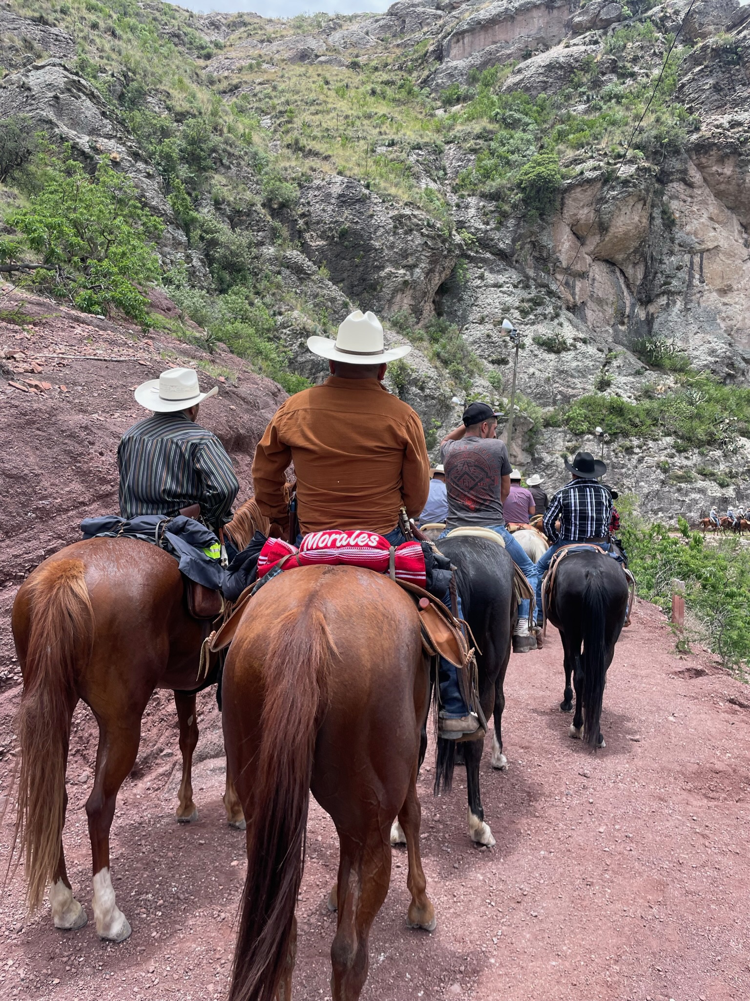 Ridetur gjennom meksikansk canyon